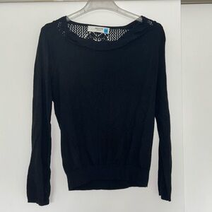 Sparrow for Anthropologie Black Crew Neck Sweater